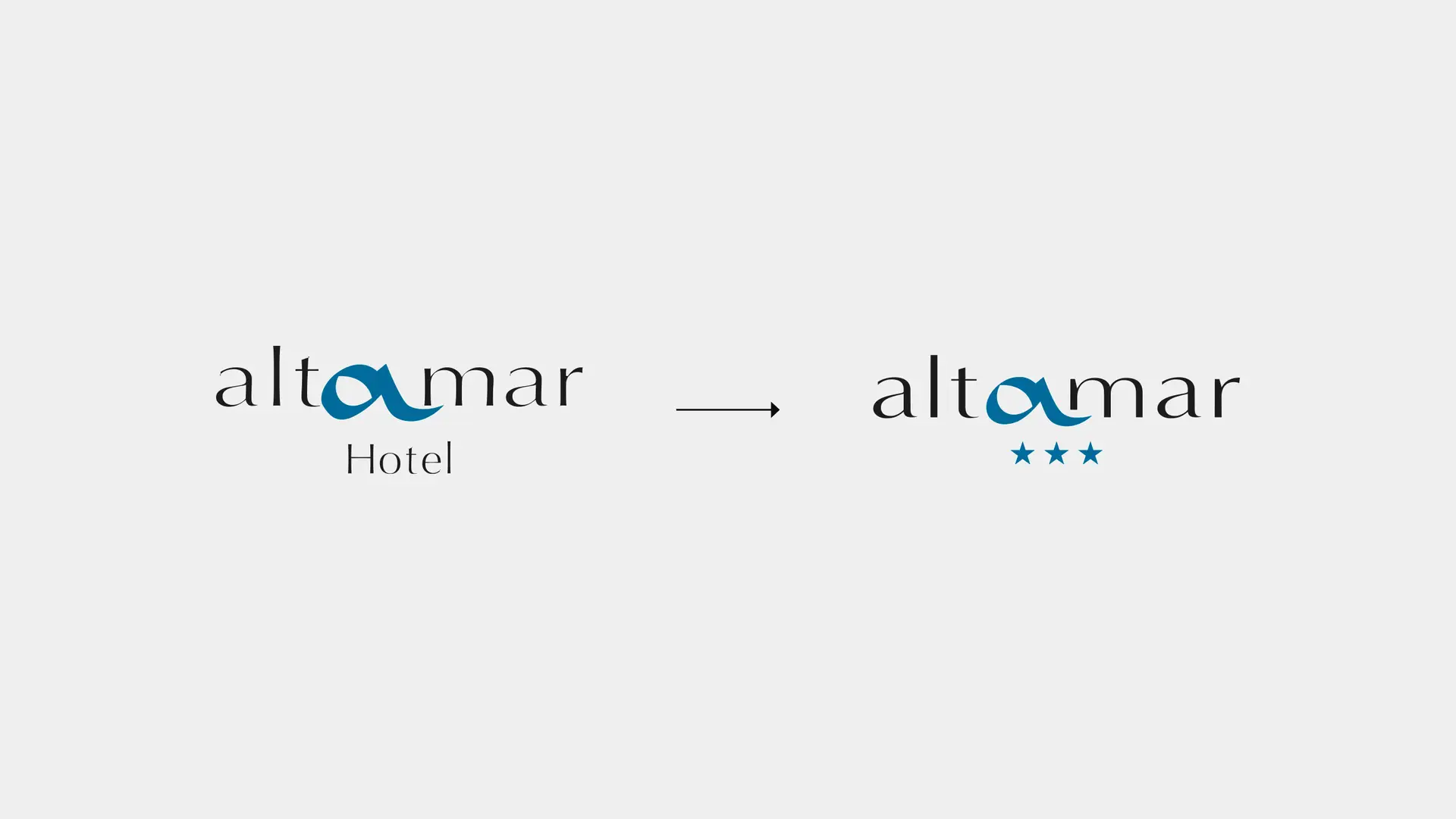 Hotel logo with star rating change